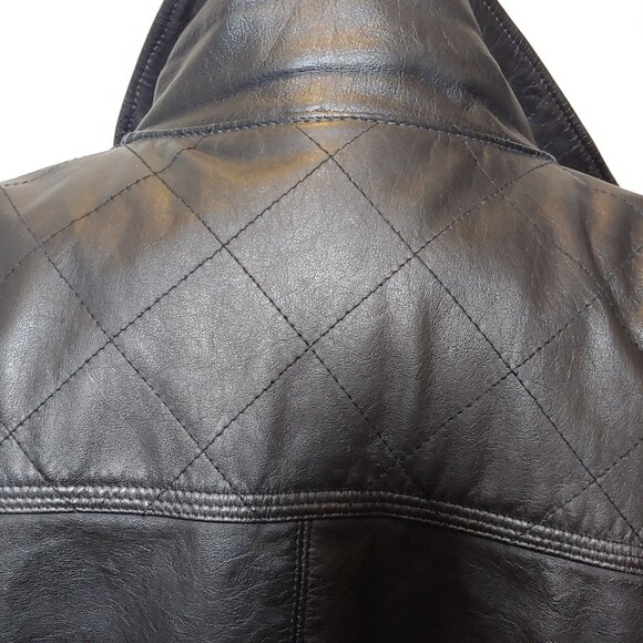 Vintage 80/90s Women's Leather Jacket - Picture 9 of 11